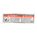 McNeilus 0214671 – Sign, Safe, Dang, NOT A TOW Bar