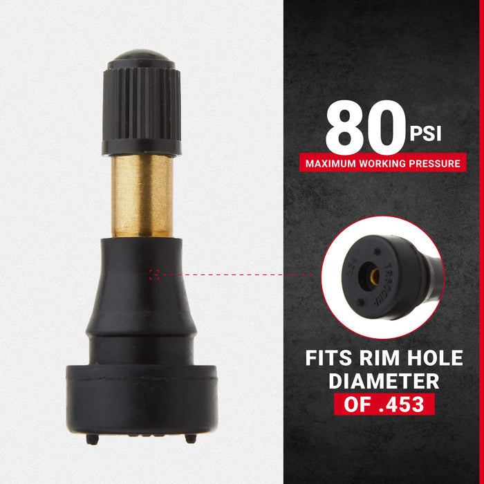 1 1/4" High Pressure Tubeless Tire Valve