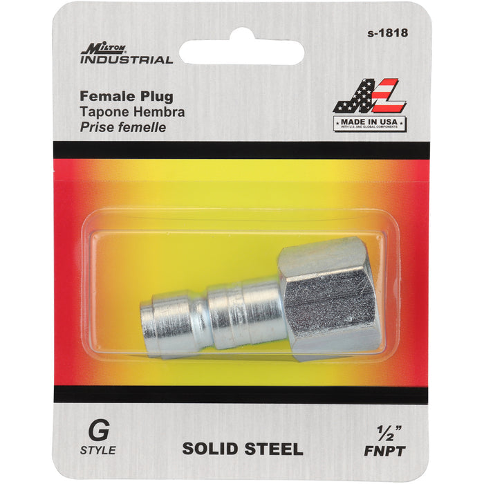 1/2" FNPT G-Style Plug