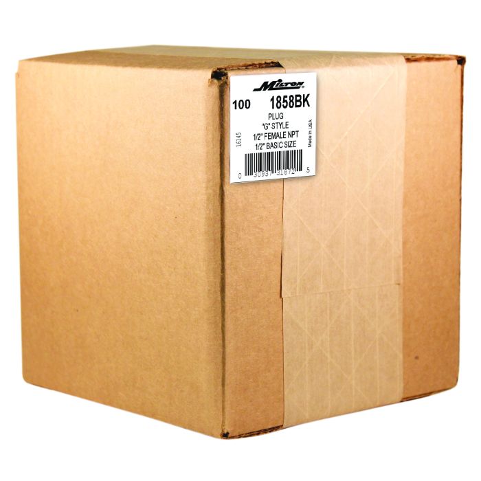 box of 1/2" FNPT G-Style Plug