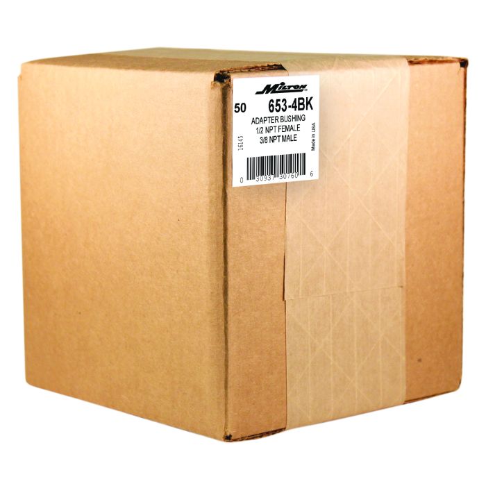 box of 1/2" FNPT x 3/8" MNPT Hose Fitting Adapter