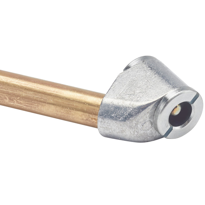 12 Inch Extended-Reach Dual-Head Air Chuck, 1/4" FNPT