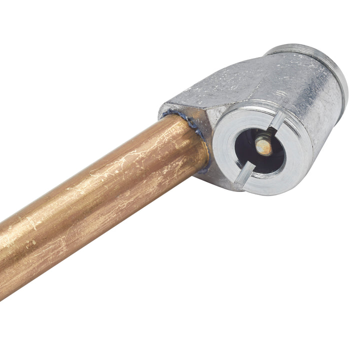 12 Inch Extended-Reach Dual-Head Air Chuck, 1/4" FNPT