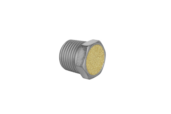 side view of 1/2" NPT Breather Vent (Pack of 5)