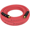 1/2" Ultra Lightweight Rubber Hose, 50' Air Hose w/ 3/8" NPT Male Inlet Thread Ends