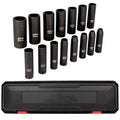 1300-SS-02 3/8" Drive Deep 6-20 Metric Impact Socket Set (15-Piece)