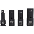 1300-SS-10 - 1/2 Dr. Deep Thin Wall Flip Socket Set, 4 pcs