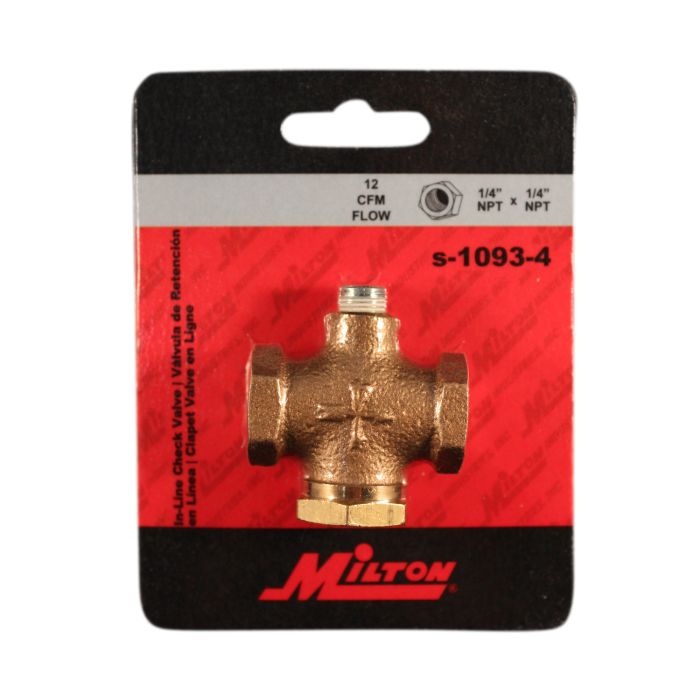1/4" FNPT In-Line Check Valve