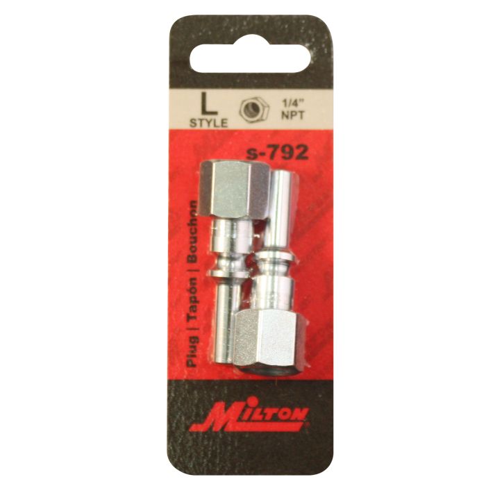 1/4" FNPT L-Style Plug