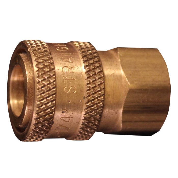 1/4" FNPT Straight Through Coupler