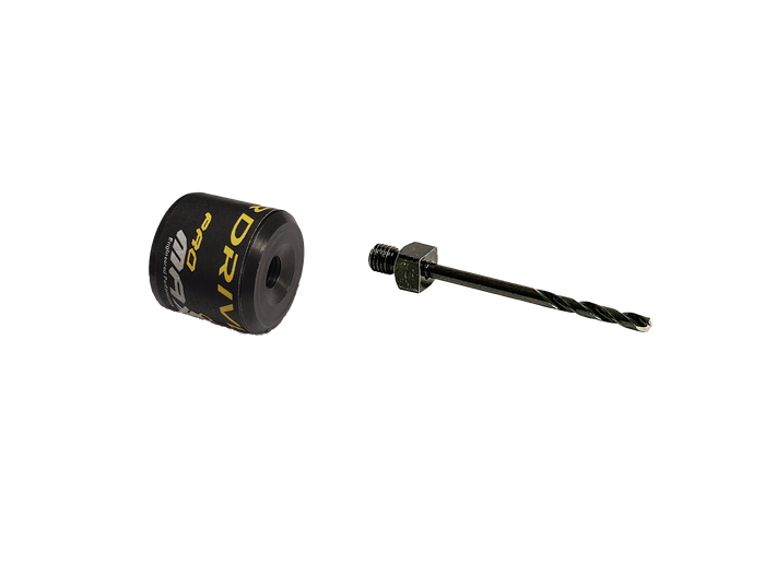 1/4 Inch Drive Ratchet to Drill Socket Threaded Bit Adapter Reaches Tight Spots - PowerDrive