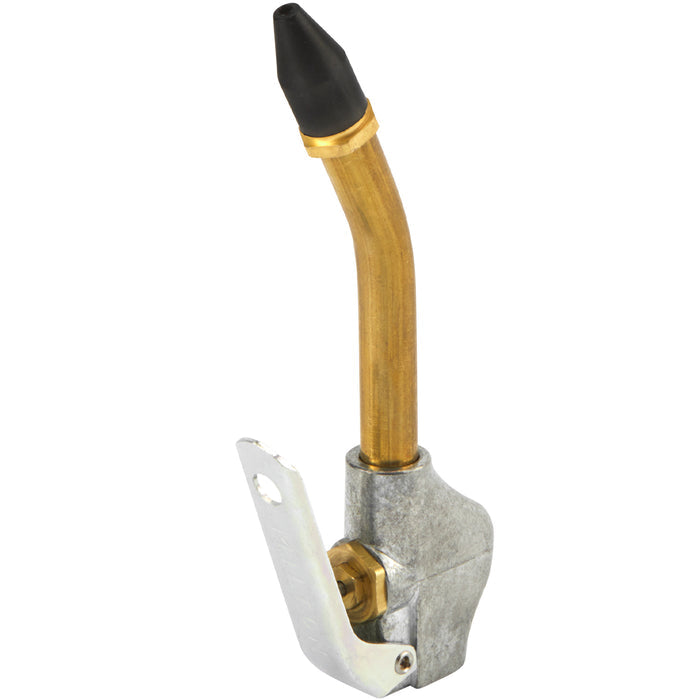 1/4" Lever-Style Pneumatic Blow Gun with 4" Bent Nozzle