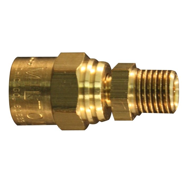 1/4" MNPT 5/8" OD Reusable Hose End Fitting