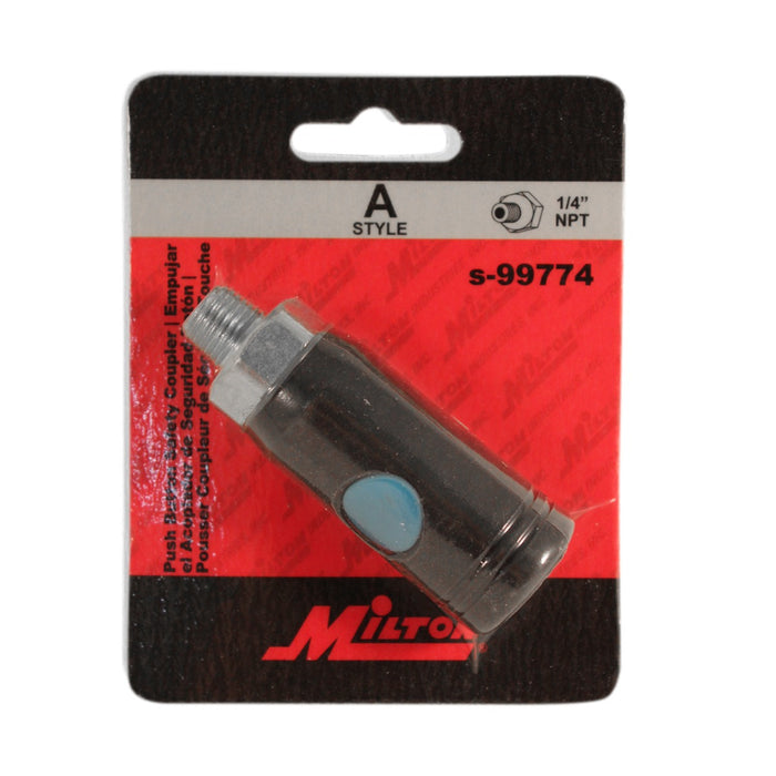 1/4" MNPT A-Style Safety Coupler