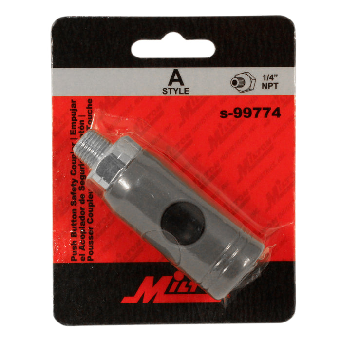 1/4" MNPT A-Style Safety Coupler