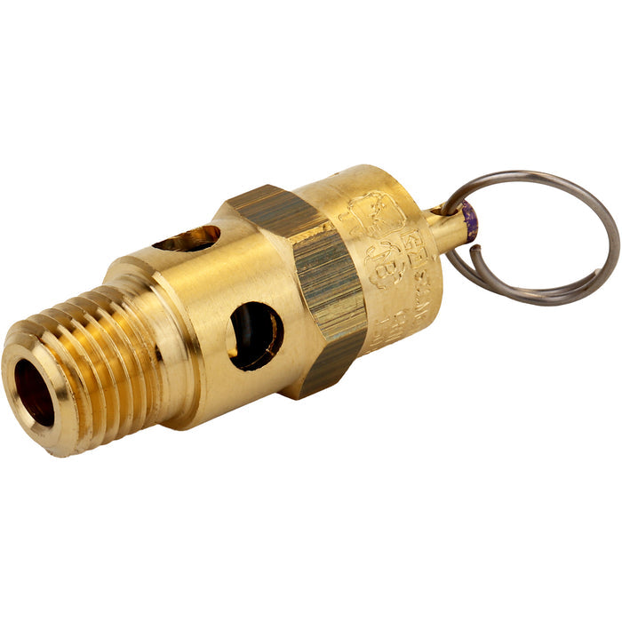 1/4" MNPT ASME Safety Valve - 150 PSI Pop off Pressure