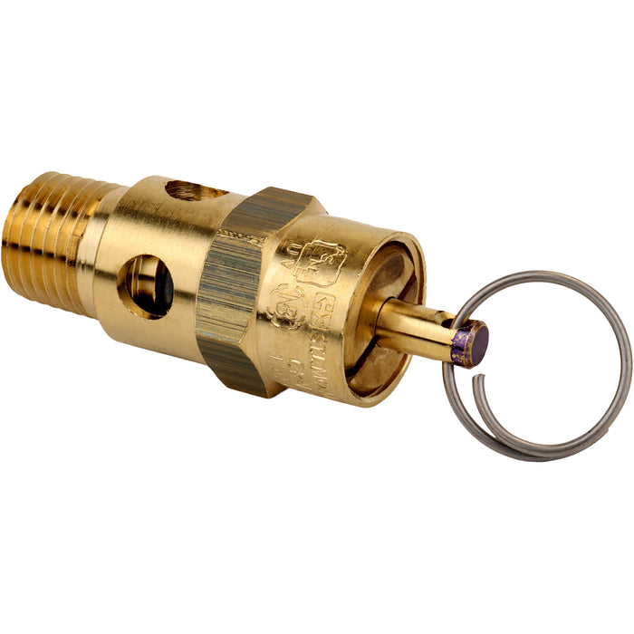 1/4" MNPT ASME Safety Valve - 150 PSI Pop off Pressure