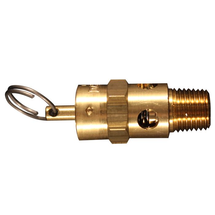 1/4" MNPT ASME Safety Valve - 70 PSI Pop off Pressure