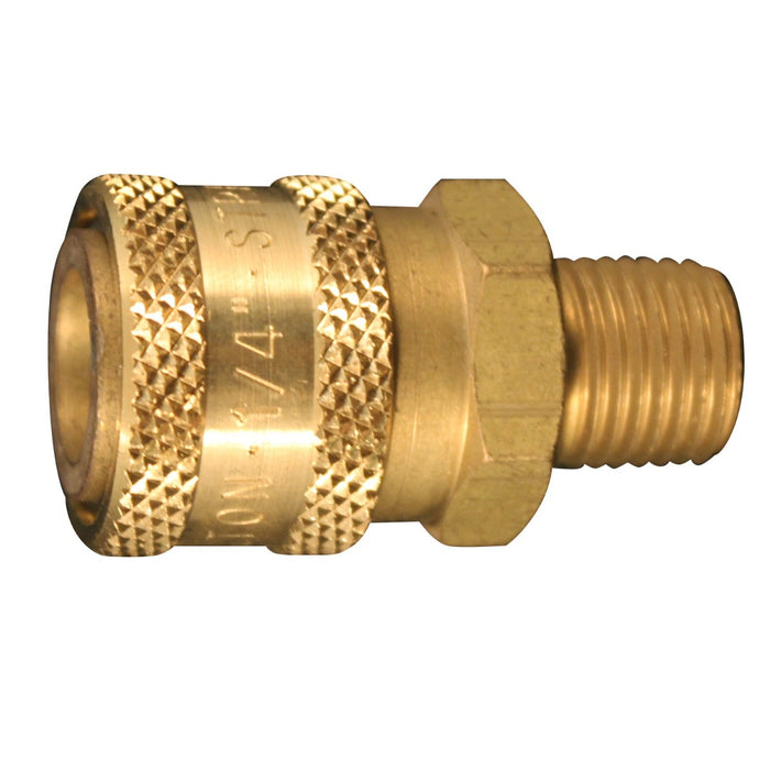 1/4" MNPT Straight Through Coupler