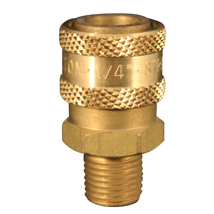 1/4" MNPT Straight Through Coupler