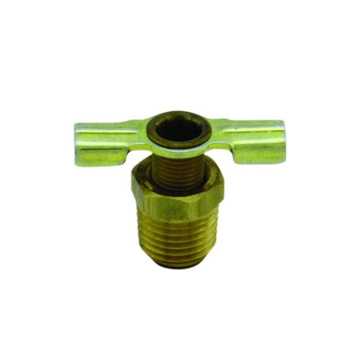 1/4" NPT Brass Compressor Tank Drain Cock