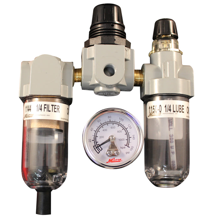 1/4" NPT Deluxe FRL Trio