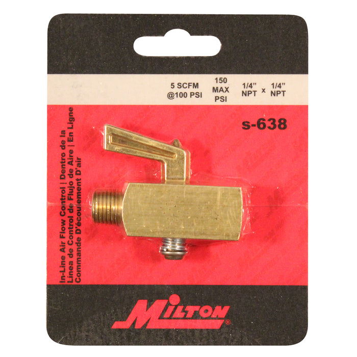 1/4" NPT Flow Control Valve
