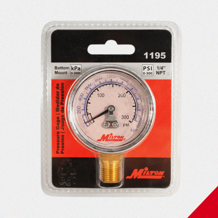 1/4" NPT High Pressure Dial Gauge