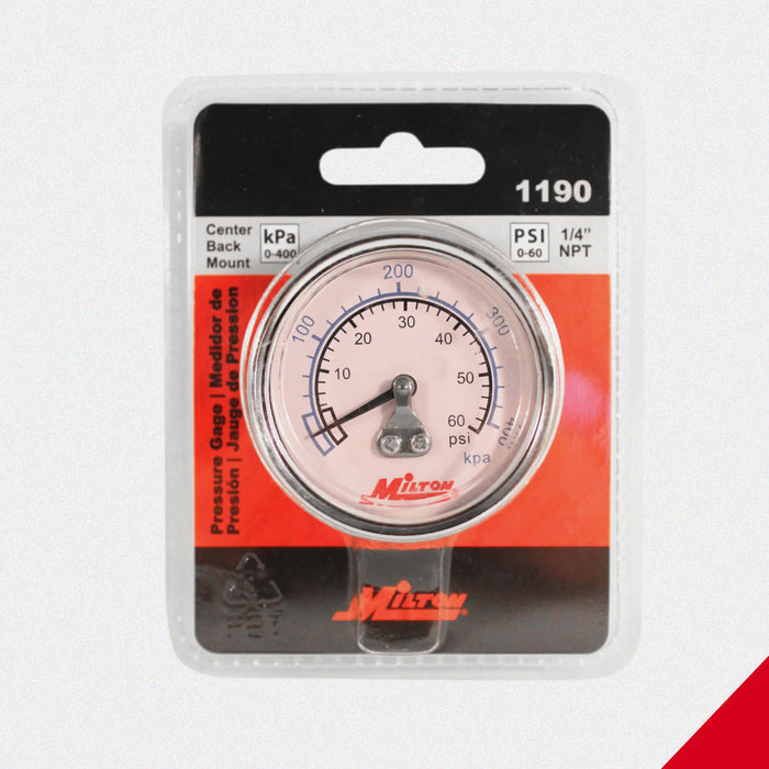 1/4" NPT Mini Pressure Dial Gauge
