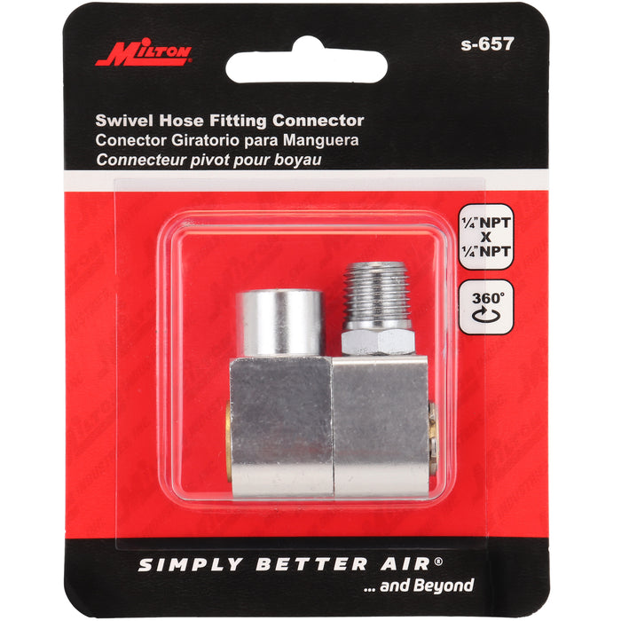 1/4" NPT Swivel Hose Fitting Connector