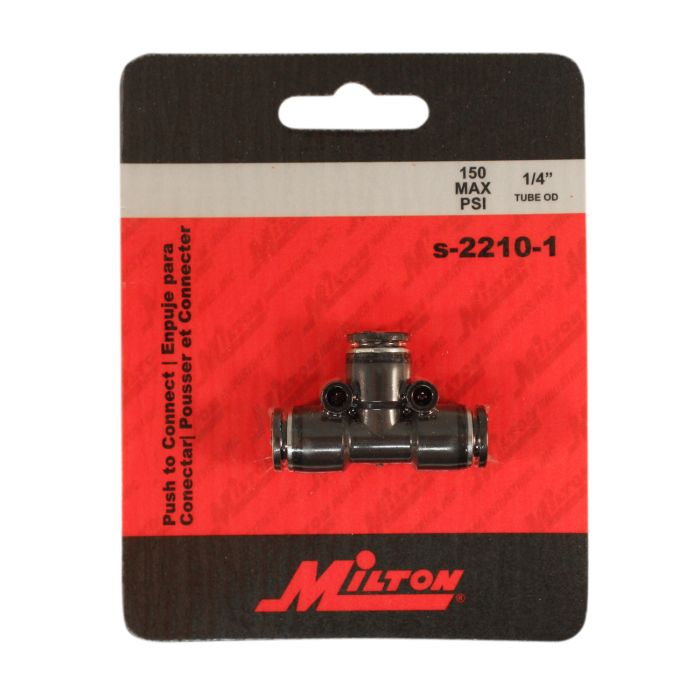 1/4" OD Push to Connect Tee Union