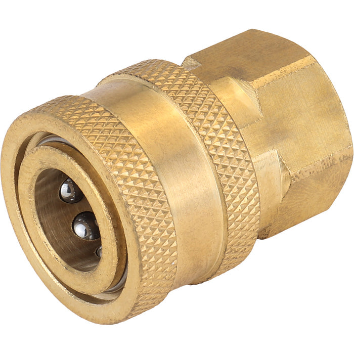 1/4" Quick Coupler, Female Straight Thru