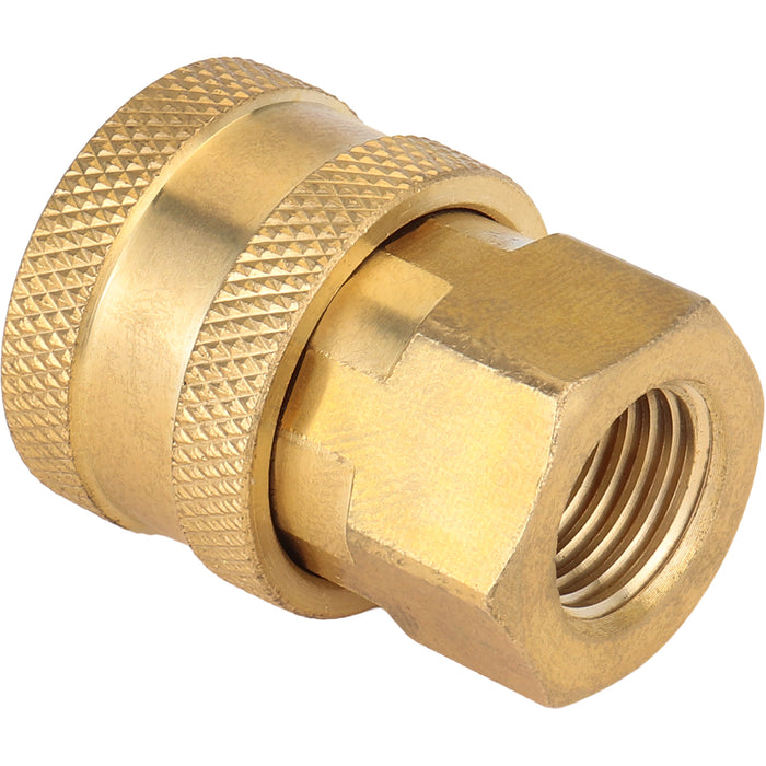 1/4" Quick Coupler, Female Straight Thru
