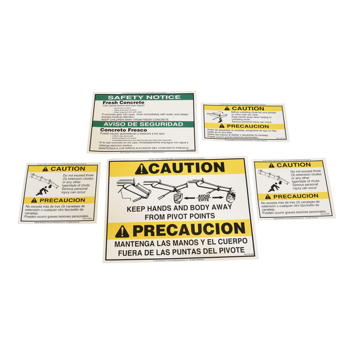 McNeilus 1467407 – Decal Kit, Foldover Chute