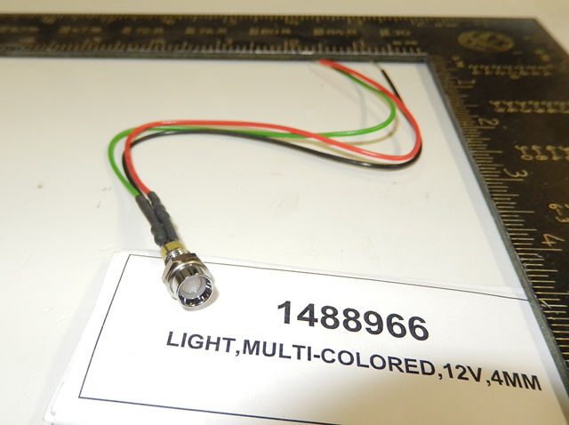 McNeilus 1488966 – Light, MULTI-COLORED, 12V, 4MM
