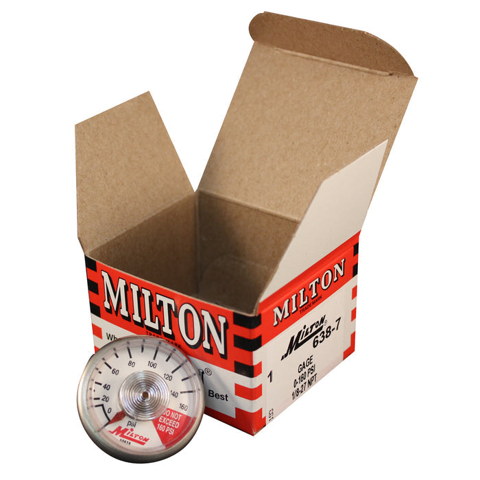1/8" NPT Center Back Mount Pressure Gauge