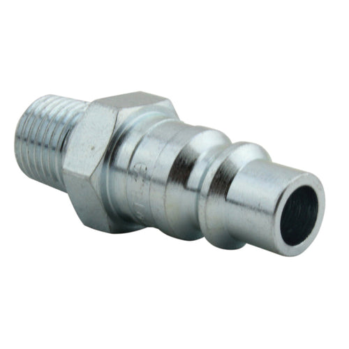 (1839) 1/4" MNPT H-Style Air Compressor Quick Connect Air Fitting Plug (Box of 10)