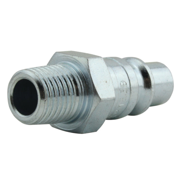 (1839) 1/4" MNPT H-Style Air Compressor Quick Connect Air Fitting Plug (Box of 10)