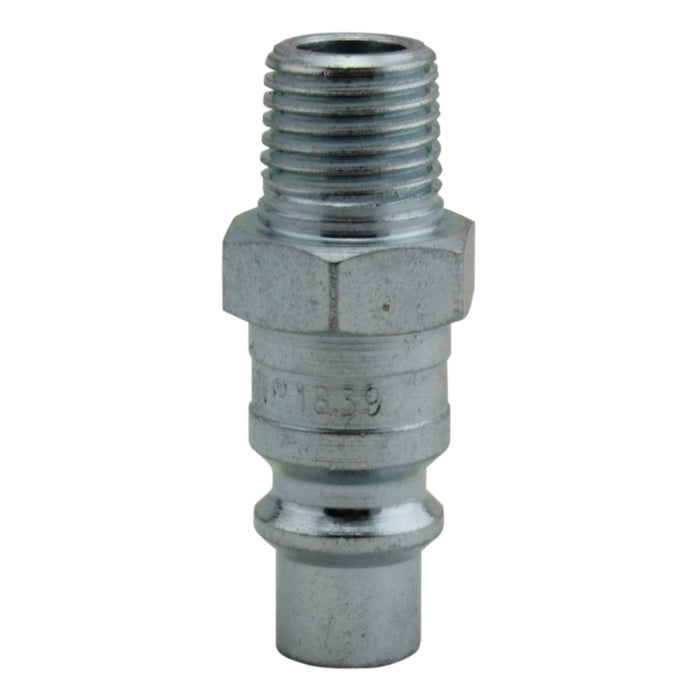 (1839) 1/4" MNPT H-Style Air Compressor Quick Connect Air Fitting Plug (Box of 10)