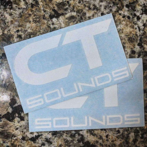 (2) Pack of CT Sounds Decals - CT SOUNDS