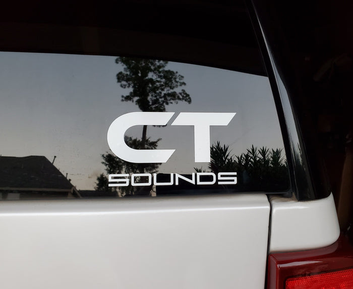 (2) Pack of CT Sounds Decals - CT SOUNDS