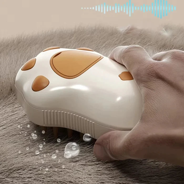 3-in-1 Steam Pet Grooming Brush for Dogs & Cats | Spray Massage Comb