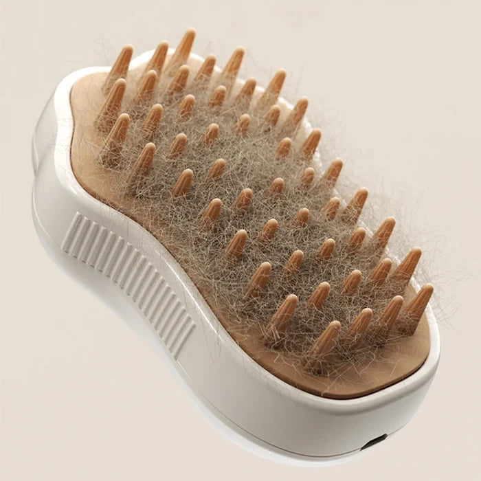 3-in-1 Steam Pet Grooming Brush for Dogs & Cats | Spray Massage Comb