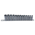 3/8” Drive (Deep Well) 13 Piece Twist Socket Damaged Fastener Removal System