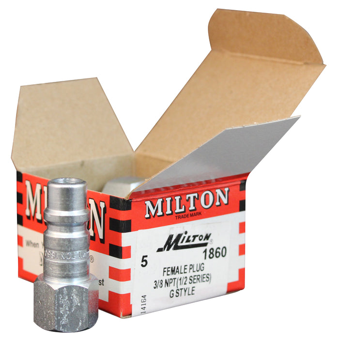 3/8" FNPT G-Style Plug (Box of 5)