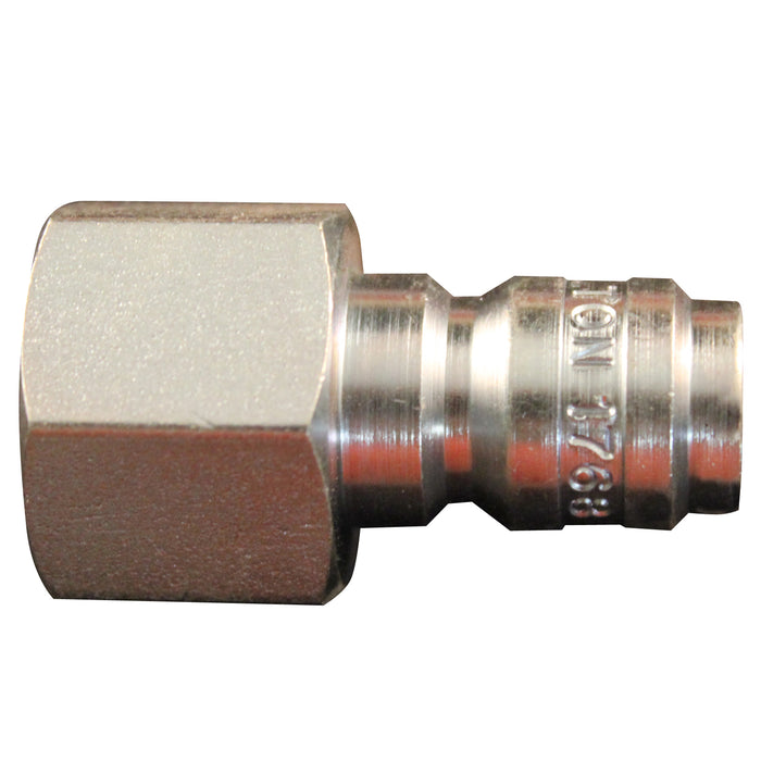 3/8" FNPT High Pressure Straight Through Plug