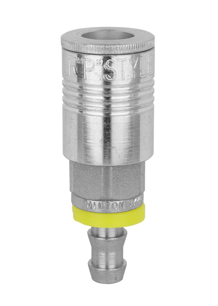 3/8" Hose Barb P-Style Push-on and Lock Coupler
