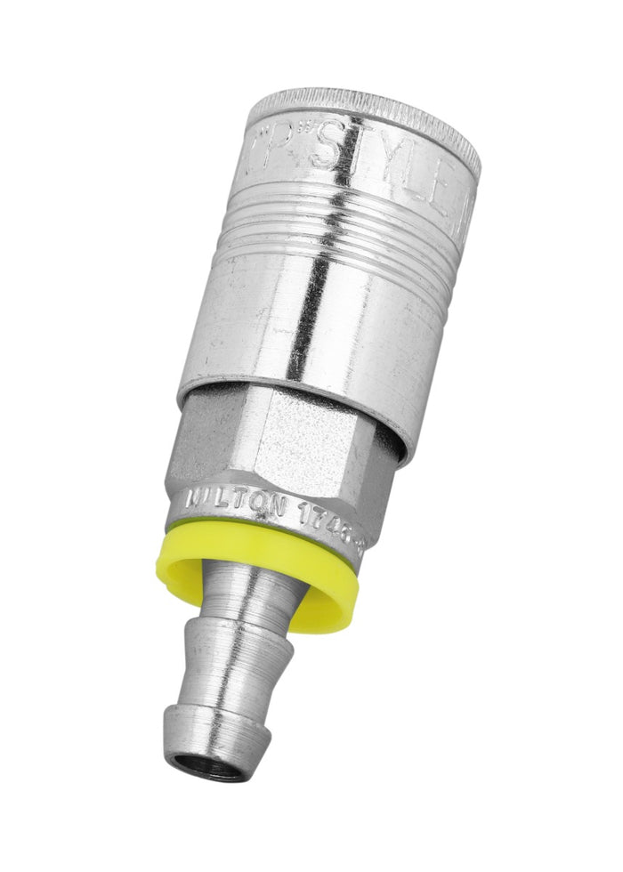 3/8" Hose Barb P-Style Push-on and Lock Coupler