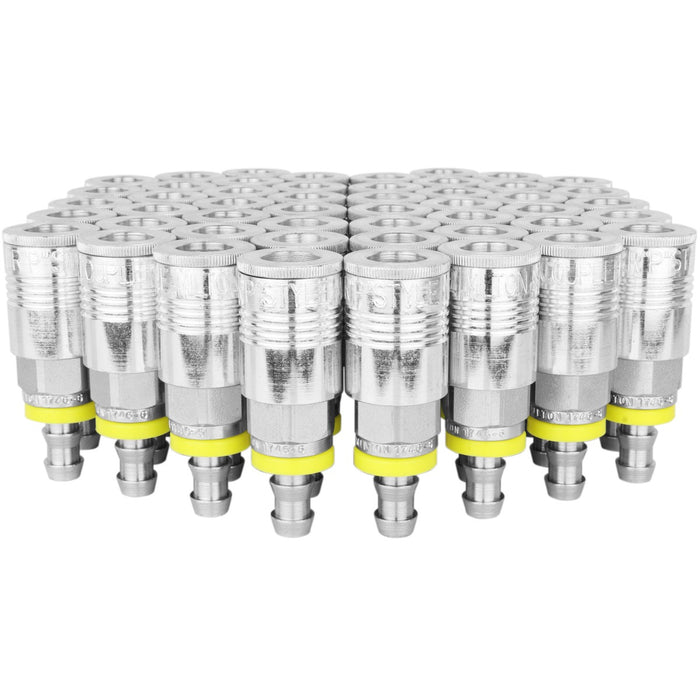 3/8" Hose Barb P-Style Push-on and Lock Coupler