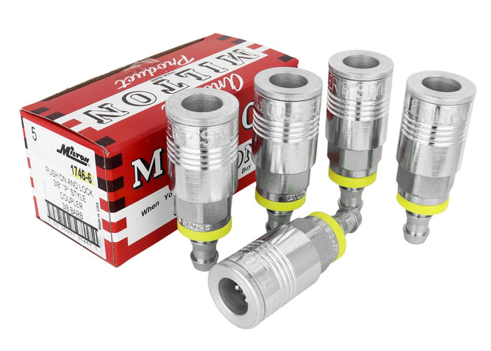 3/8" Hose Barb P-Style Push-on and Lock Coupler
